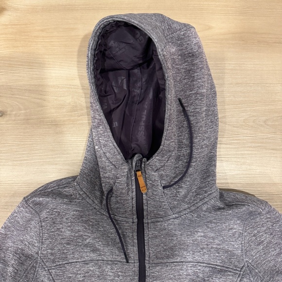 Oakley performance Hoodie Jacket Full Zip Women’s Size M Purple Over Easy DWR - Picture 4 of 9